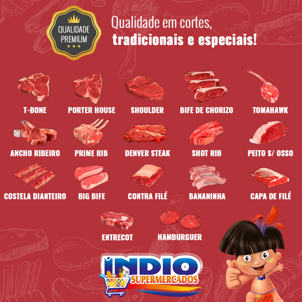 Post Redes Sociais Supermercados Índio