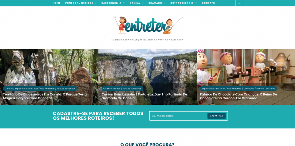 Website Entreter Serra Gaúcha